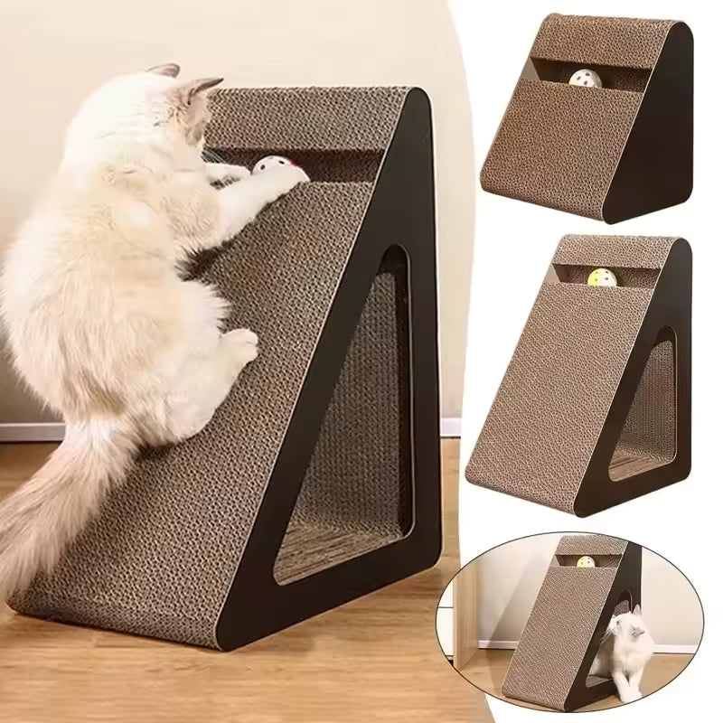 Cat scratching board with rotating ball, wear-resistant cat scratching board, cat toy, climbing frame for cats, climbing frame for pet cats
