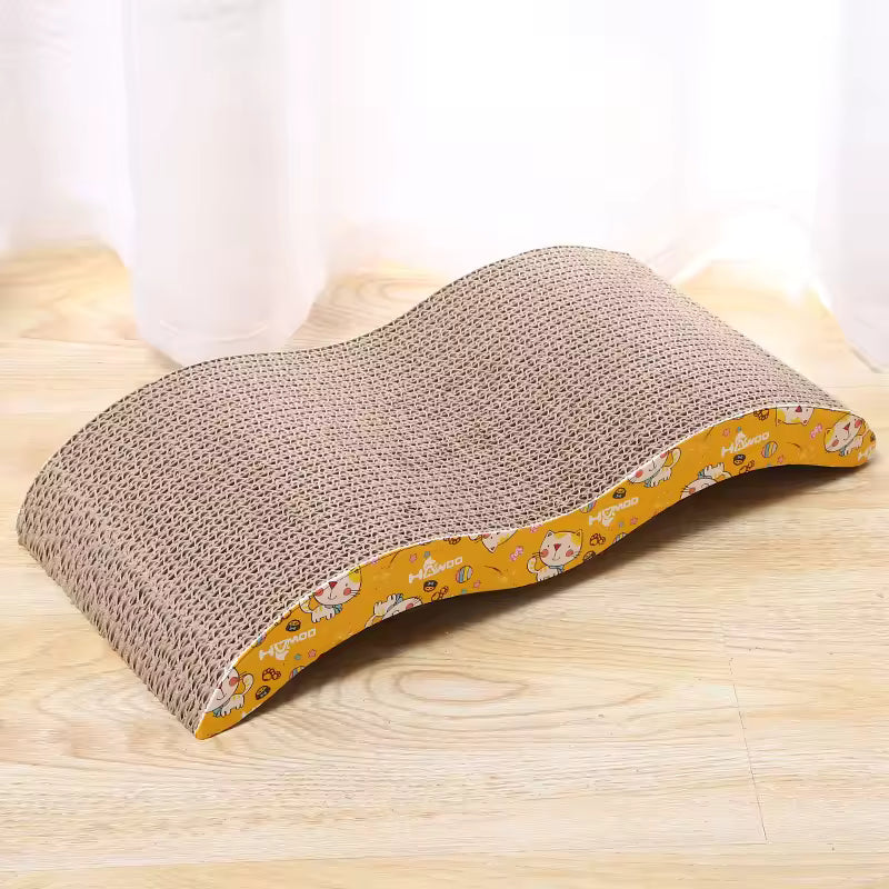Cat toy cat scraper for sharpening claws corrugated cardboard scratch-resistant cat scratching board cat toy sofa cushion bed
