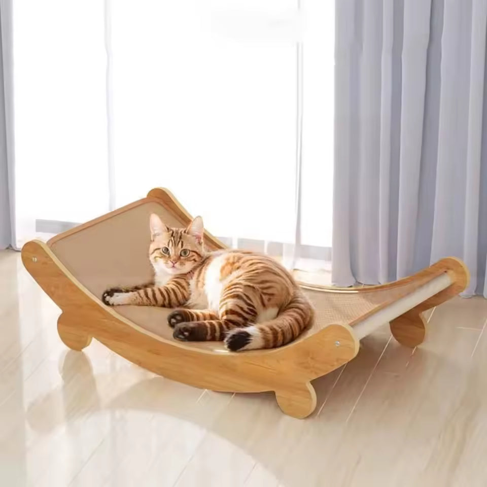 Wooden Cat Trees Multifunctional Cat Bed Removable Wear-Resistant Cat Scratching Board Kitten Grinding Board Cat Toys