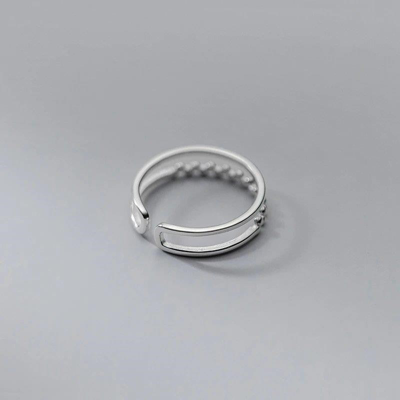 Ring aus Sterlingsilbe