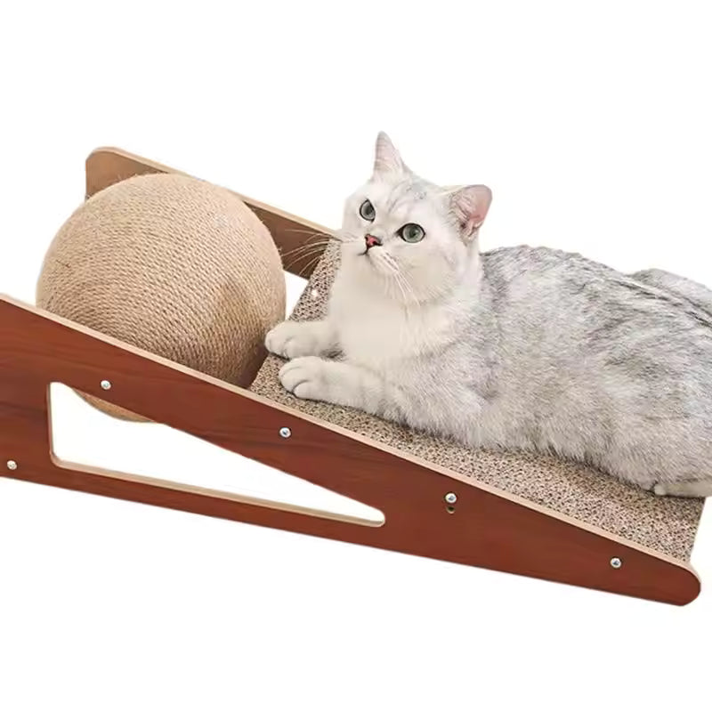 Scratching post toy Scratching post toy with ball Natural sisal scratching post for cats and kittens Durable and hard-wearing