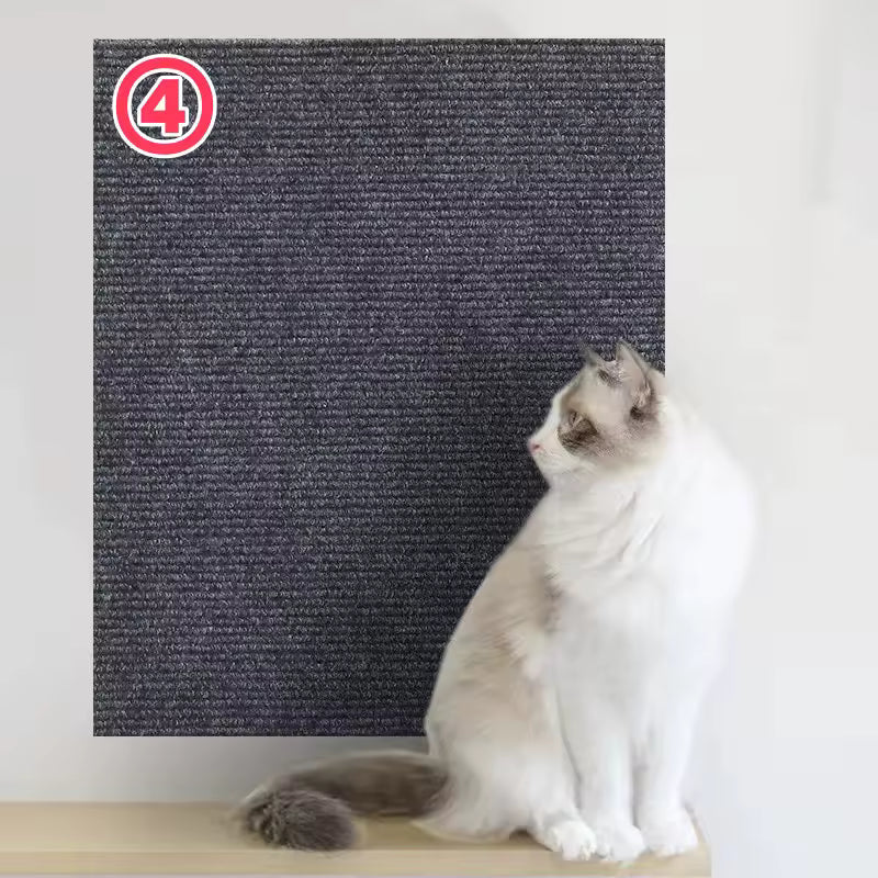 Cat scratching mat, cuttable cat carpet, cat scratching carpet, corner wall, self-adhesive cat scratch protection, DIY scratch protection for furniture