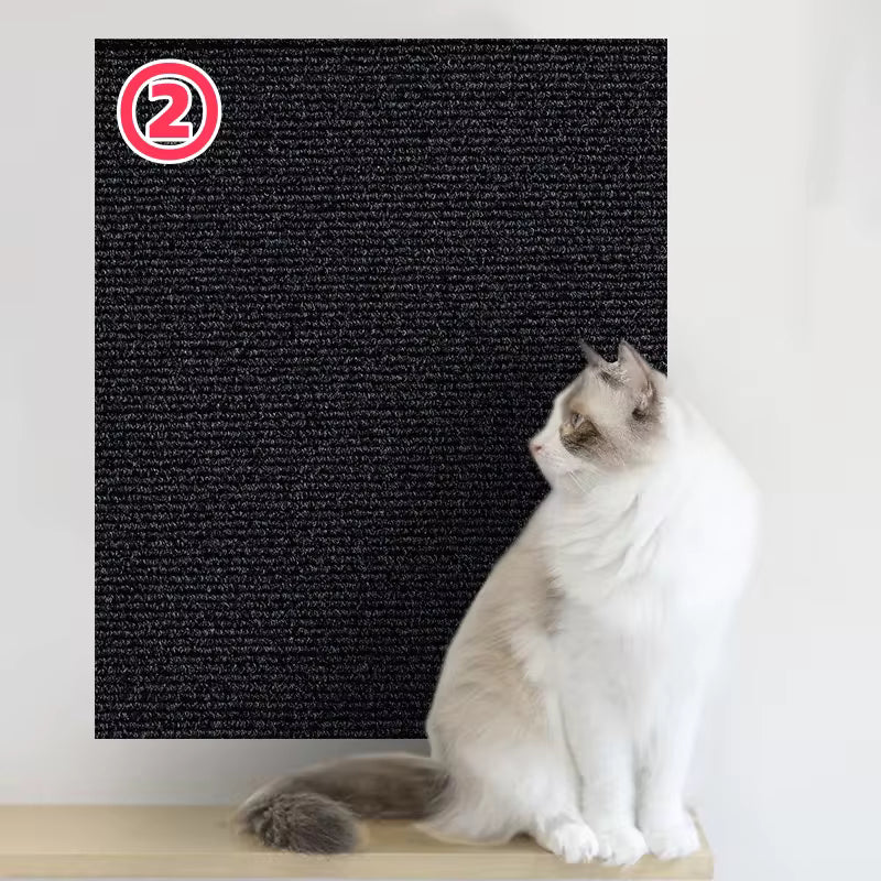 Cat scratching mat, cuttable cat carpet, cat scratching carpet, corner wall, self-adhesive cat scratch protection, DIY scratch protection for furniture